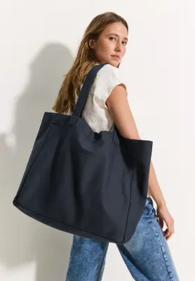 Cecil canvas shopper, universal blue