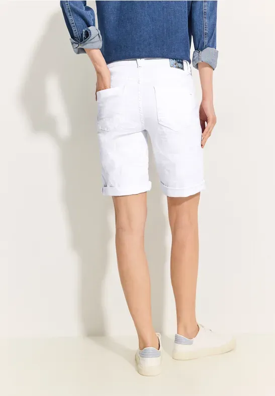 Cecil Jeansshort, White