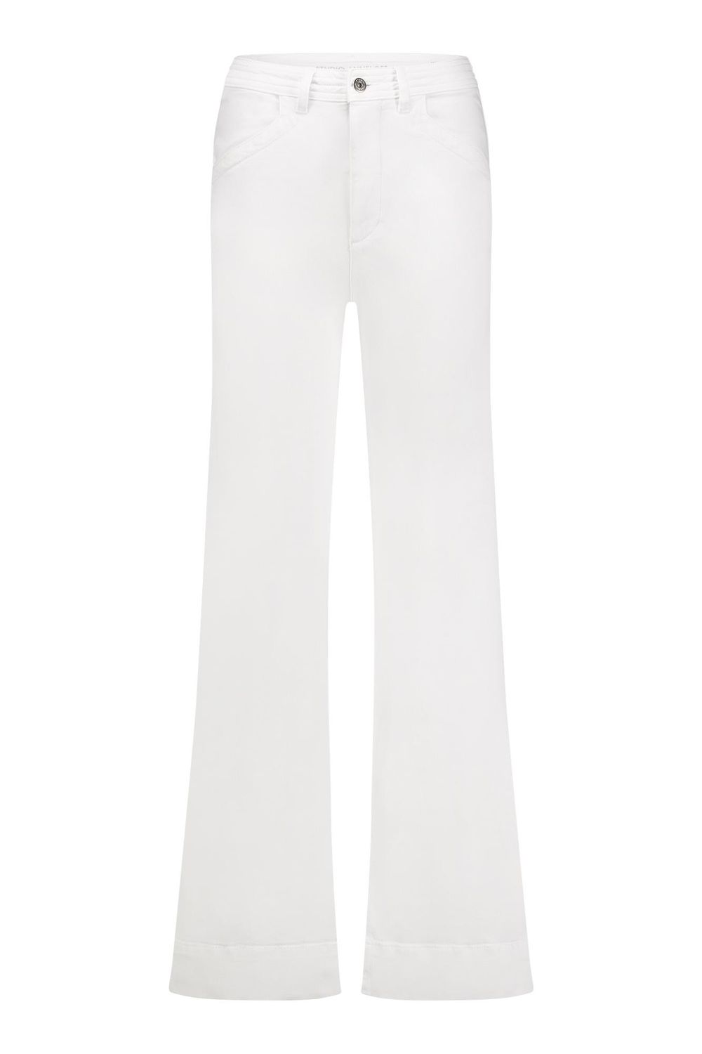 Studio Anneloes Victoria denim trousers, wit