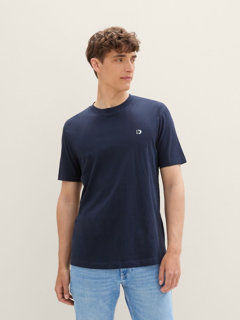 Tom Tailor Basic T-shirt, Navy