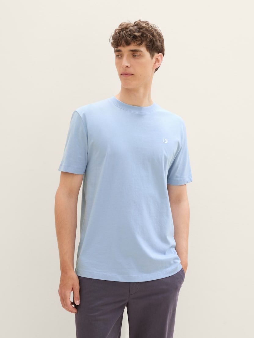 Tom Tailor Basic T-shirt, Brunnera Blue