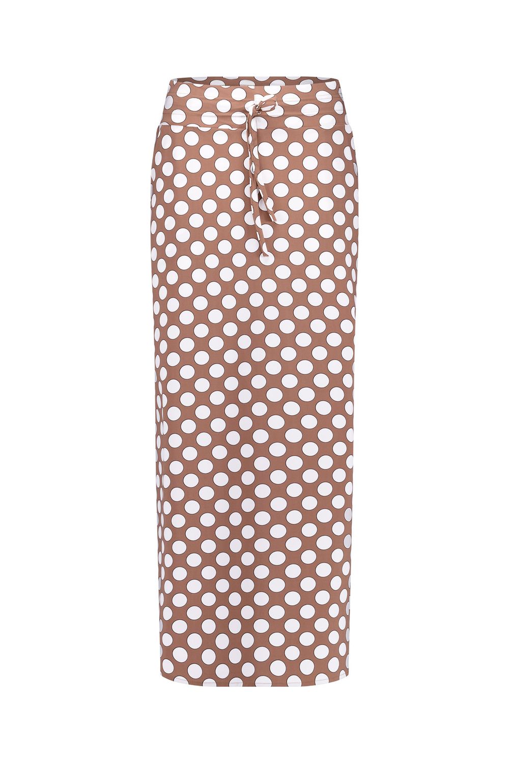 Studio Anneloes Cloe dot skirt, chocolate/off white