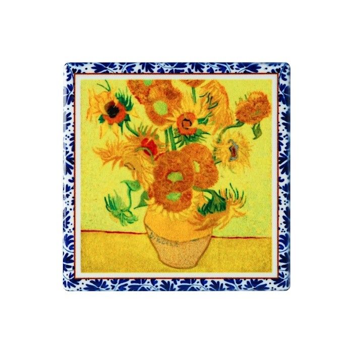 Heinen Magneet Zonnebloemen Kleur