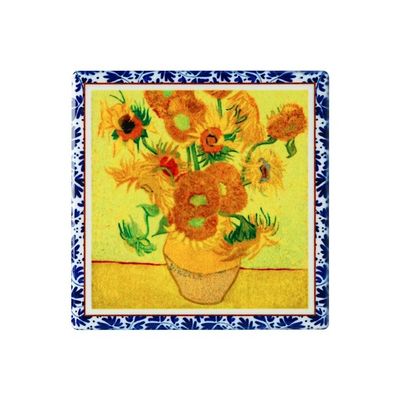 Heinen Magneet Zonnebloemen Kleur