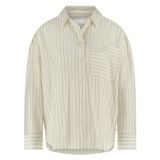 Nukus Bolivia Blouse Stripe, Offwhite/Tiger Eye