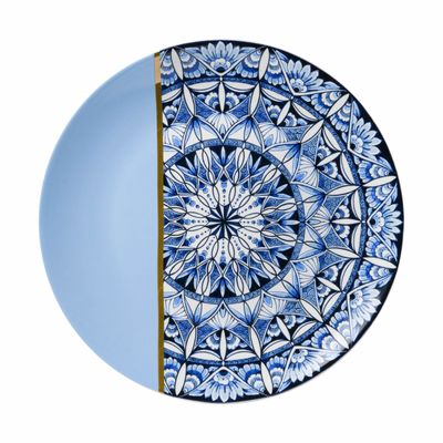 Heinen Wandbord Mandala blauw