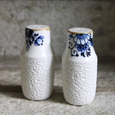 Heinen Blauw Bloesem Peper- & Zoutstel