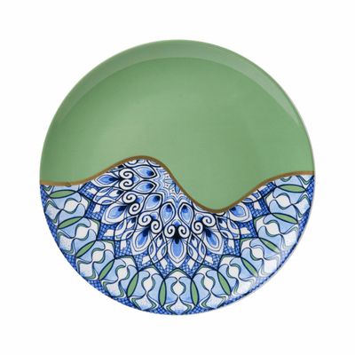 Heinen Wandbord Mandala groen