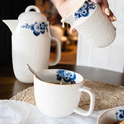 Heinen Blauw Bloesem Melkkan