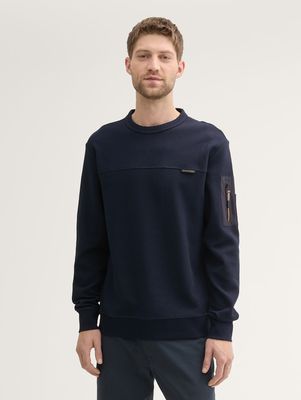 Tom Tailor sweatshirt, Sky Captain Blue