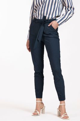 Studio Anneloes Kate mini check trousers, dark blue/black