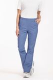 Studio Anneloes Flair pinstripe trousers, demin blue