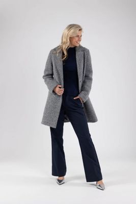 Nukus Mae Coat Boucle, grey