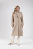 Nukus Mace Coat Boucle, sand