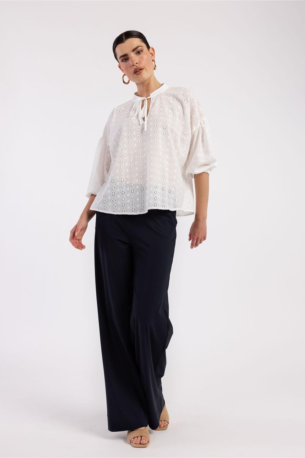 Studio Anneloes Lexie summer trousers, dark blue