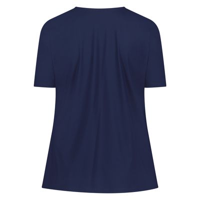 Plus Basics Wrap Top, ink blue