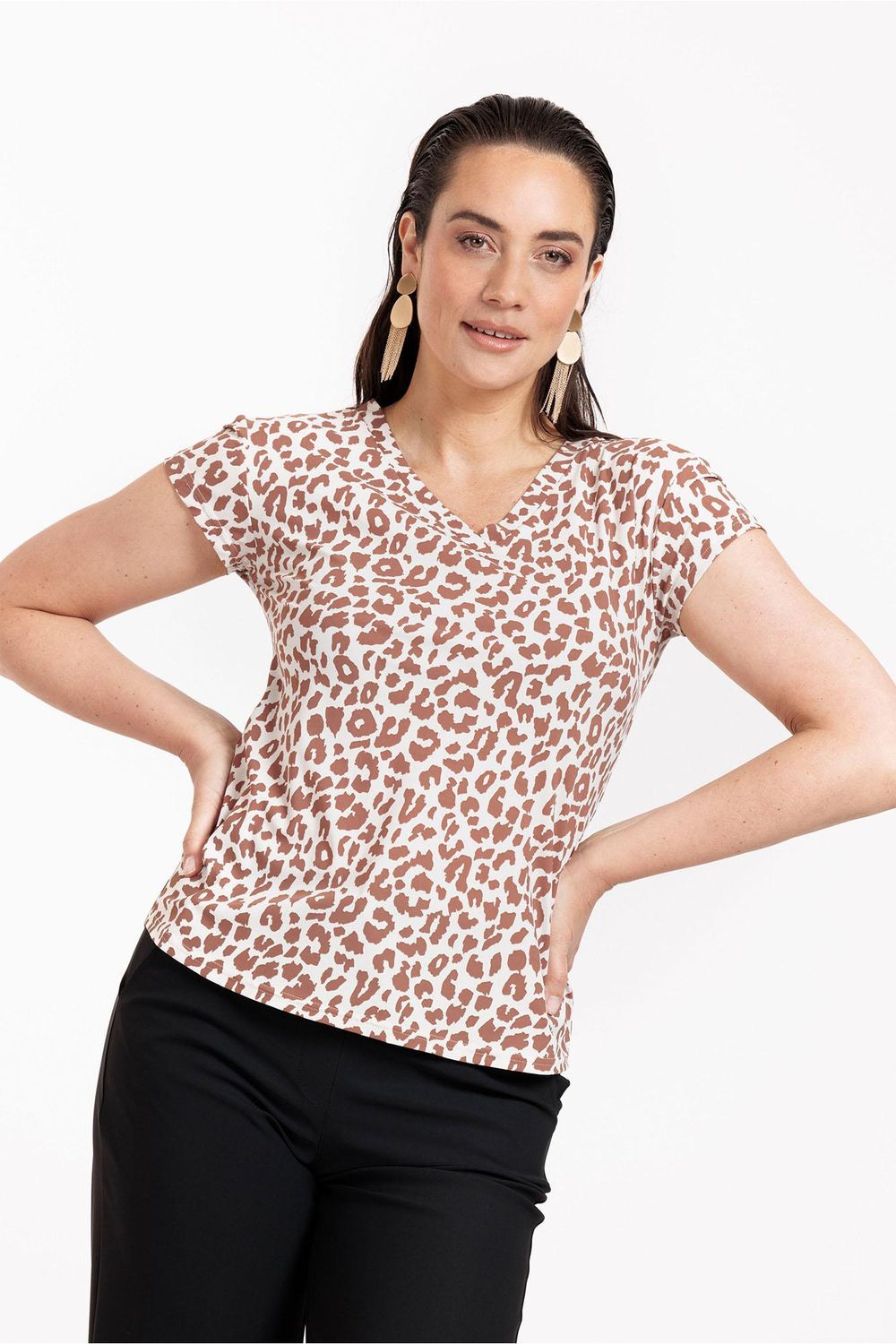 Studio Anneloes Roller skin shirt, kit/chocolate