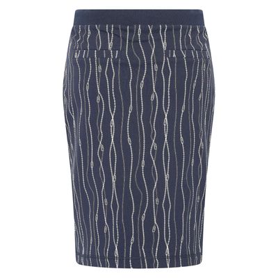 HV Society Skirt Marie, navy AOP