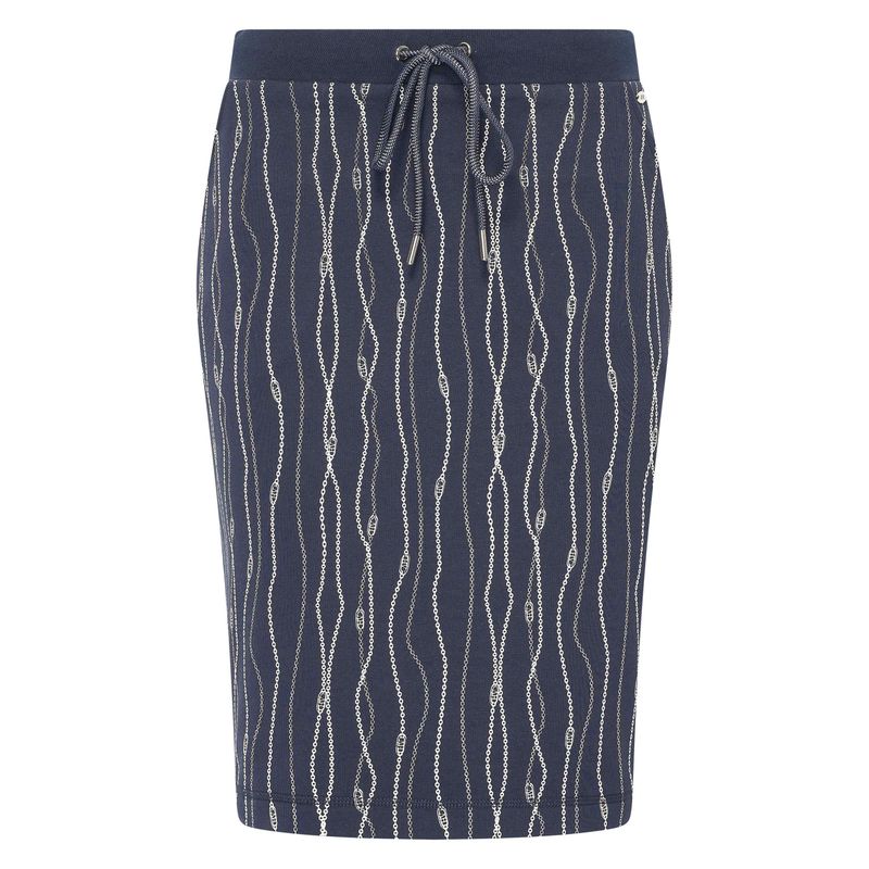 HV Society Skirt Marie, navy AOP