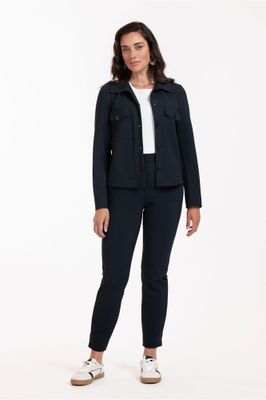 Studio Anneloes Claire bonded jacket, dark blue