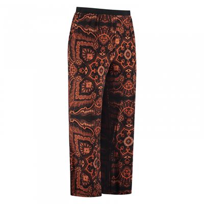 Plus Basic Pants Wide, Persian Paisley