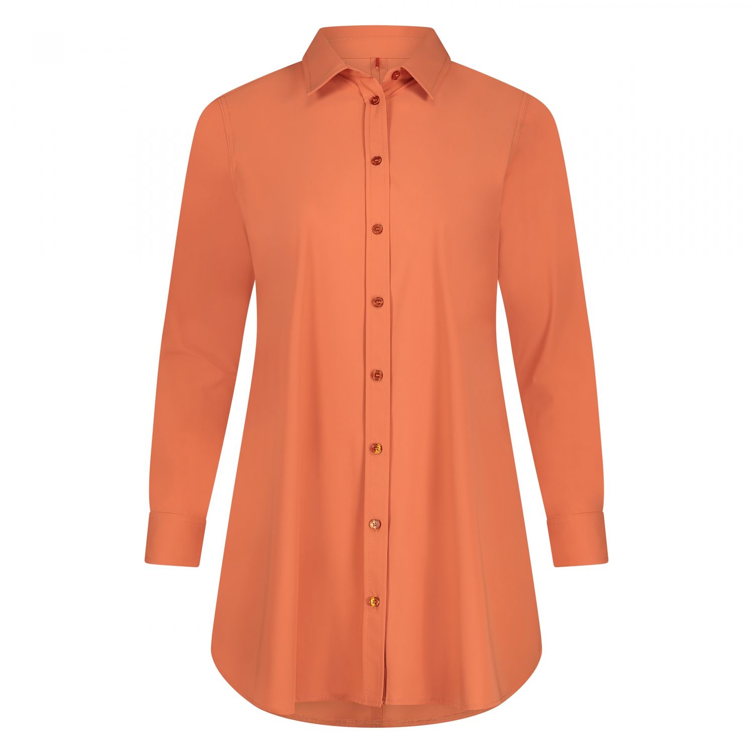 Plus Basic Blouse Long LS, Ginger