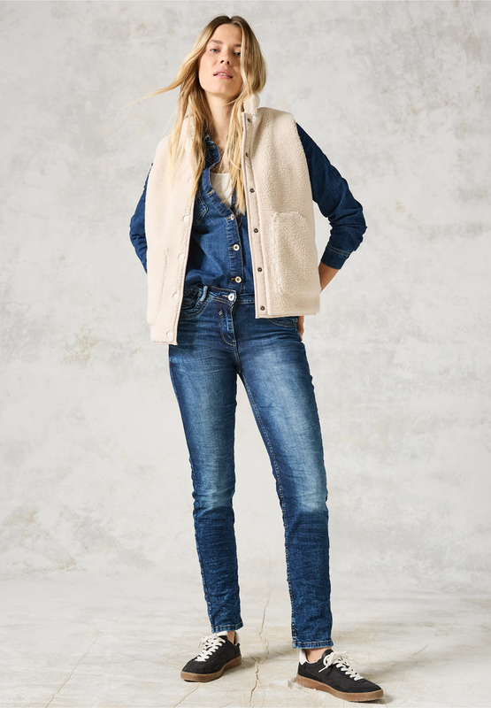 Cecil Toronto Mid Blue, mid blue wash