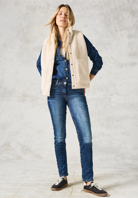 Cecil Toronto Mid Blue, mid blue wash