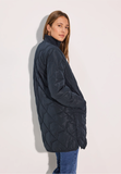 Cecil Long Blouson Coat, dark navy blue