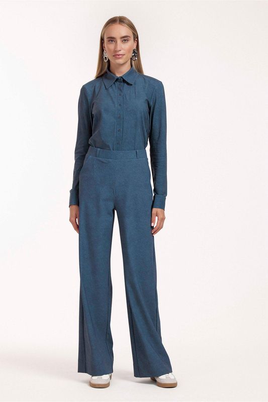 Studio Anneloes Poppy denim blouse, jeans