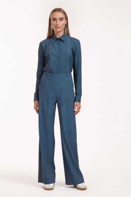 Studio Anneloes Poppy denim blouse, jeans