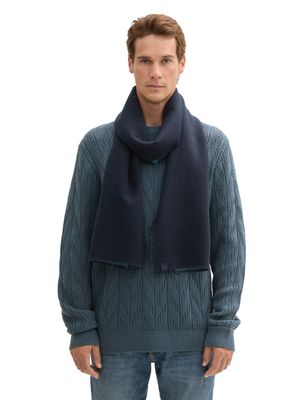 Tom Tailor basic scarf, Sky Captain Blue