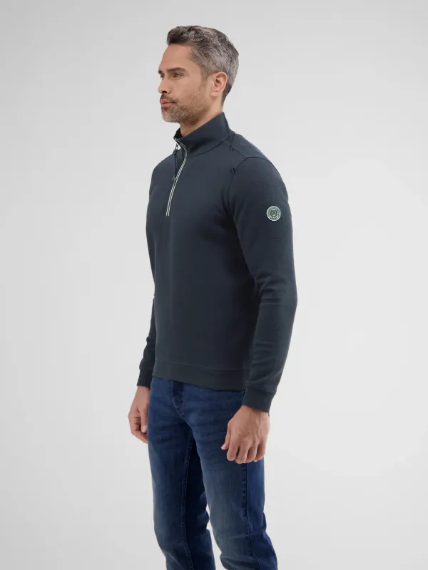 Lerros effen sweatshirt/troyer, classic navy