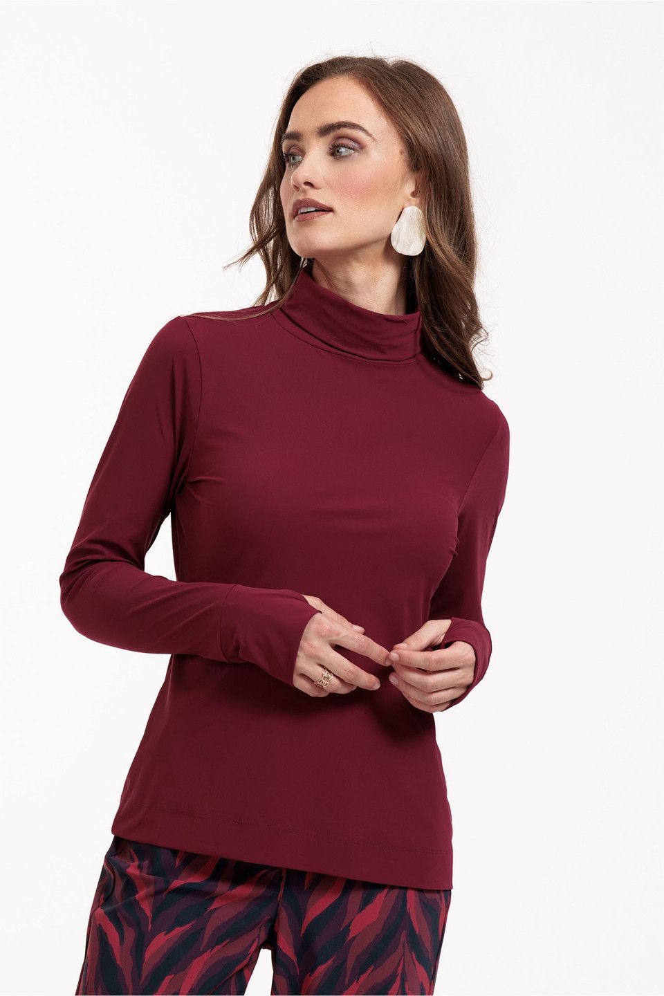 Studio Anneloes Faira col top, merlot
