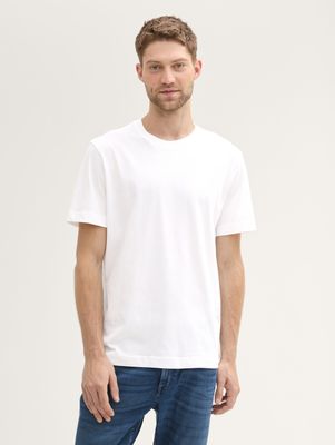 Tom Tailor Basic T-shirt in een set van 2, White