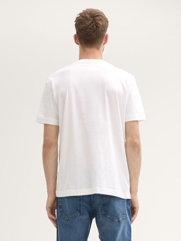 Tom Tailor Basic T-shirt in een set van 2, White