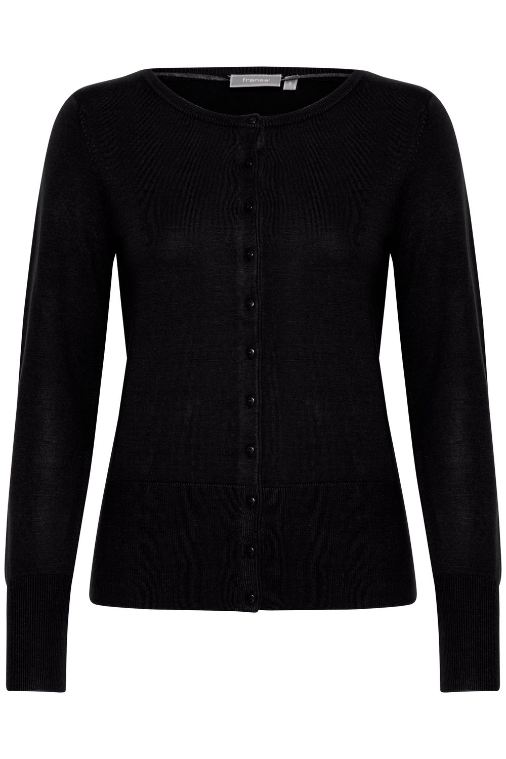 Fransa Zubasic 60 Cardigan, zwart