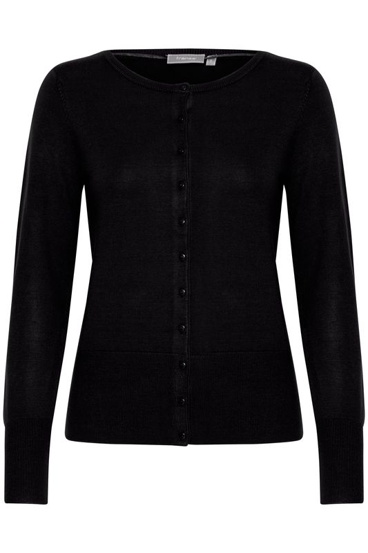 Fransa Zubasic 60 Cardigan, zwart