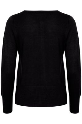 Fransa Zubasic 60 Cardigan, zwart