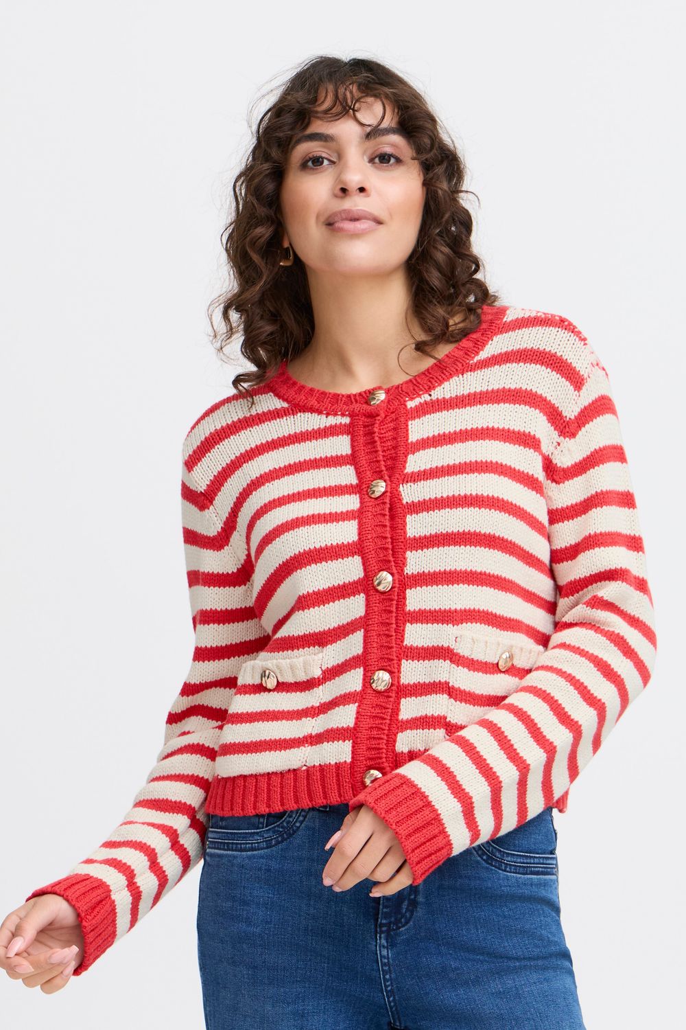 Fransa Belinda car 1:knit, Poinsettia mix