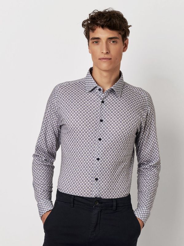 Desoto Casual Ken, denim blue flowers