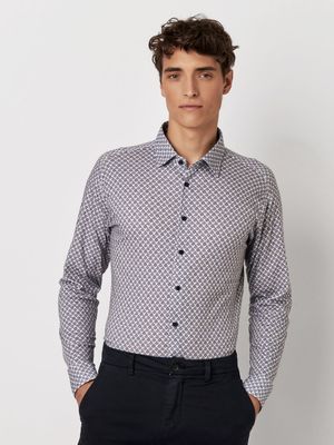 Desoto Casual Ken, denim blue flowers