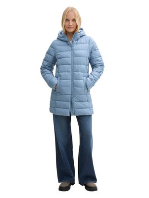 Tom Tailor Lichtgewicht gewatteerde jas, Light Blue Indigo