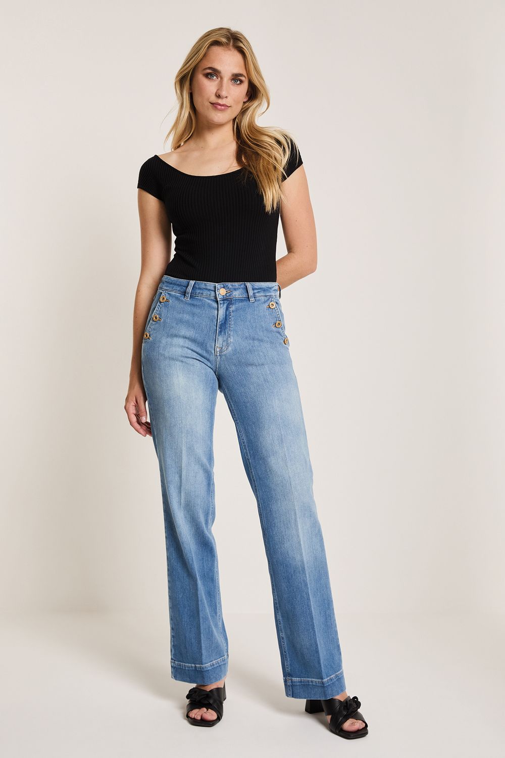 Para Mi - Eve (Button) / Daily Denims, Summer Blue