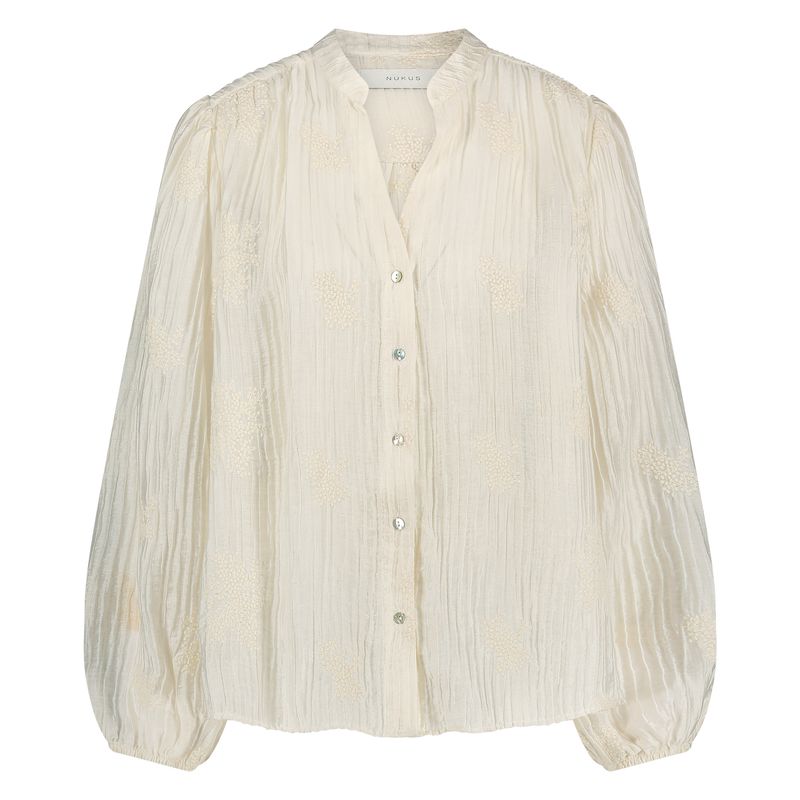 Nukus Daan Blouse Embroidery, Off White