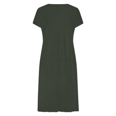 Plus Basics Dress SS - Light, khaki