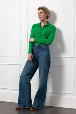 Studio Anneloes Poppy blouse, clover green