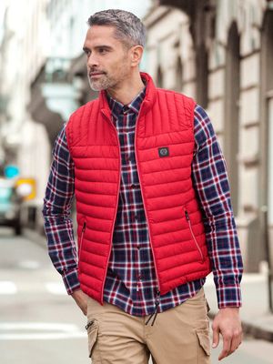 Lerros Lerros gewatteerde vest, ubran red