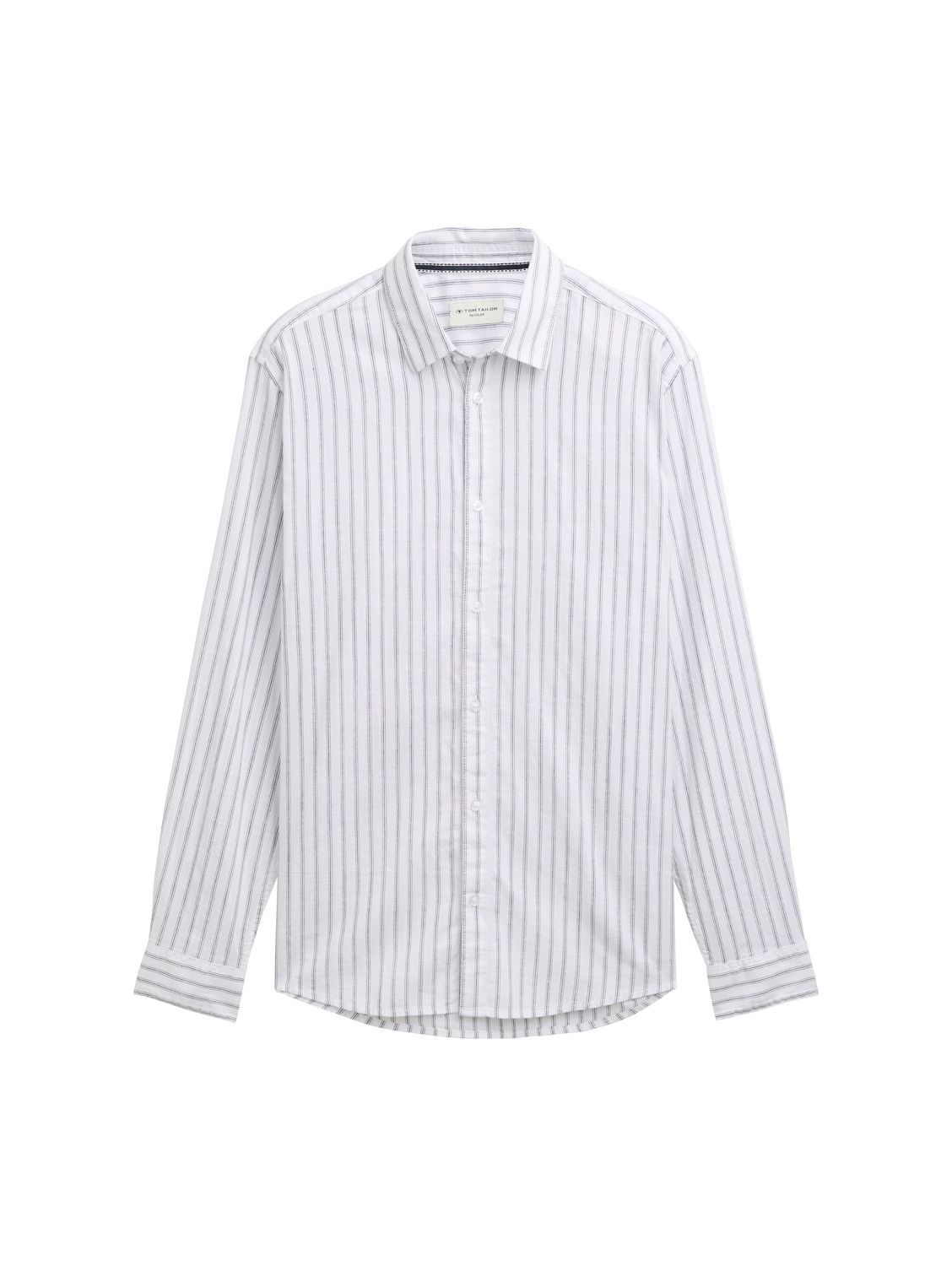 Tom Tailor  Oxford overhemd, white navy stripe