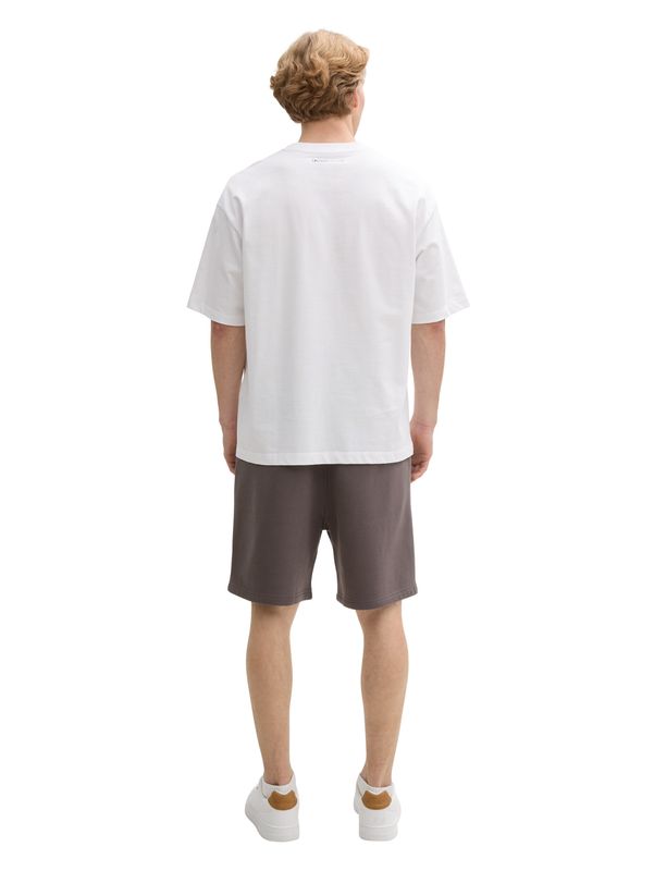 Tom Tailor Relaxed fit jogger sweatshort, Pavement Grey